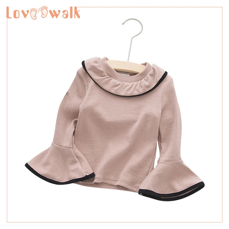 2019 Spring Autumn Toddler Tshirt Girls Top Ruffle Long Sleeve Children Clothing Kids T Shirt For Girls Turn Down Coller
2019 Spring Autumn Toddler Tshirt Girls Top Ruffle Long Sleeve Children Clothing Kids T Shirt For Girls Turn Down Coller