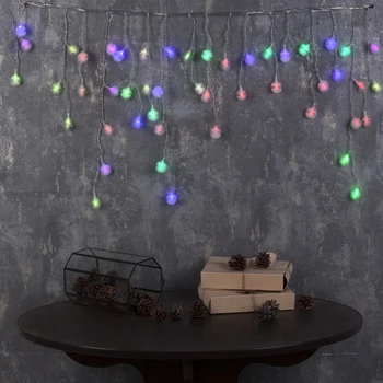 Garland "Fringe" 1.8 x 0.5 m with Hedgehog attachments, IP20, transparent thread, 48 LED, RG / RB glow, blinking, 220 V
Garland "Fringe" 1.8 x 0.5 m with Hedgehog attachments, IP20, transparent thread, 48 LED, RG / RB glow, blinking, 220 V