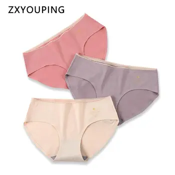 3Pcs Graphene Antibacterial Panties Women Cotton Briefs Seamless Thin Breathable Soft Underwear Female M-XL Intimates Lingerie
3Pcs Graphene Antibacterial Panties Women Cotton Briefs Seamless Thin Breathable Soft Underwear Female M-XL Intimates Lingerie