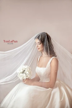 YouLaPan VP02 wedding veils luxury Pearl Bridal Veil One Layer Wedding veil bridal veil with pearl 3M Bridal Veil Cathedral 
YouLaPan VP02 wedding veils luxury Pearl Bridal Veil One Layer Wedding veil bridal veil with pearl 3M Bridal Veil Cathedral