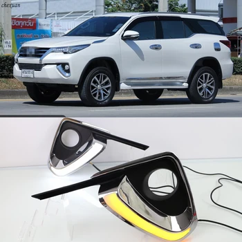 CSCSNL 2PCS LED DRL Daytime Running Lights Daylight turn Signal lamp Style For Toyota Fortuner 2015 2016 2017 2018
CSCSNL 2PCS LED DRL Daytime Running Lights Daylight turn Signal lamp Style For Toyota Fortuner 2015 2016 2017 2018
