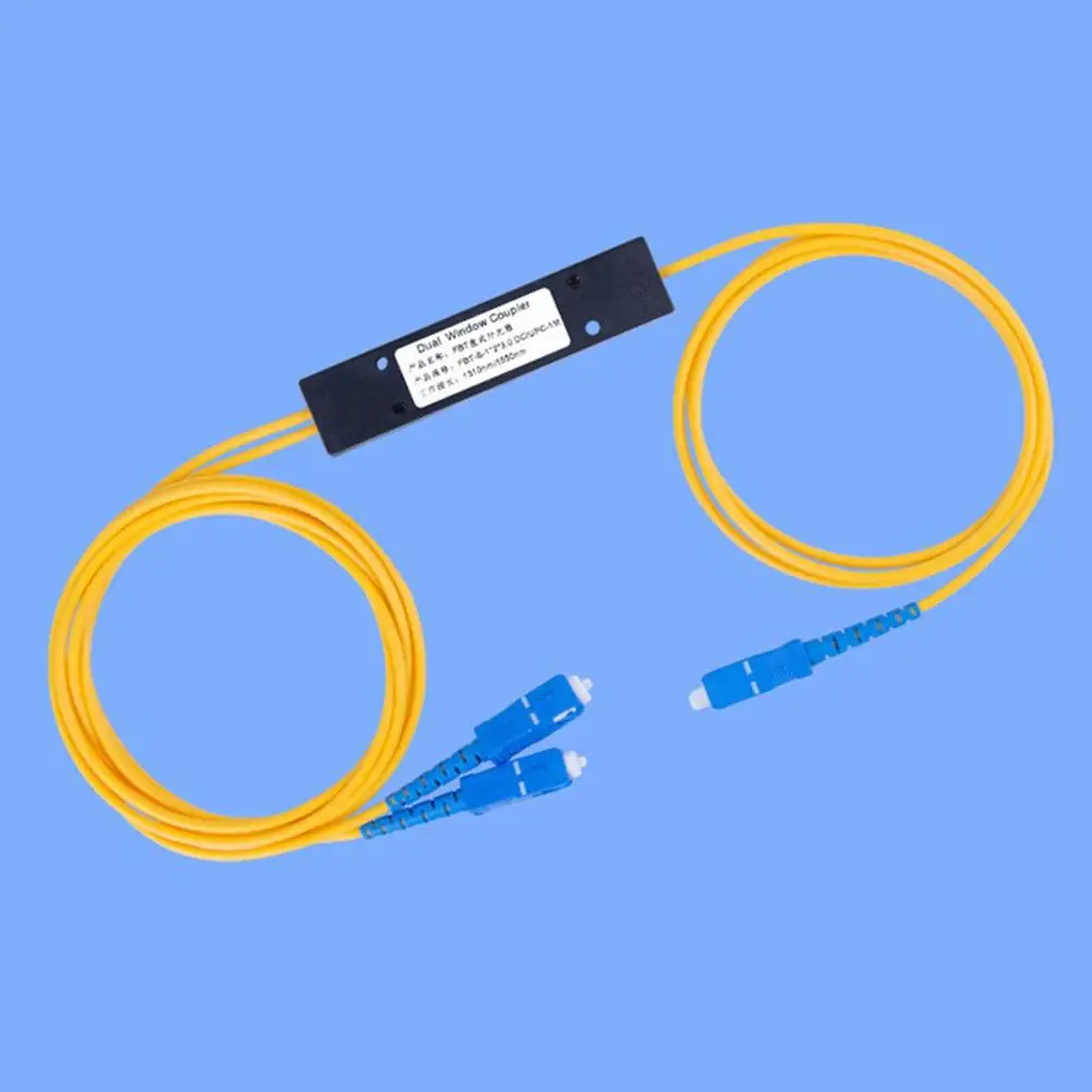 2m Ftth SC UPC 1X2 PLC Singlemode Fiber Optical Splitter FBT Coupler Strong stability | Компьютеры и офис