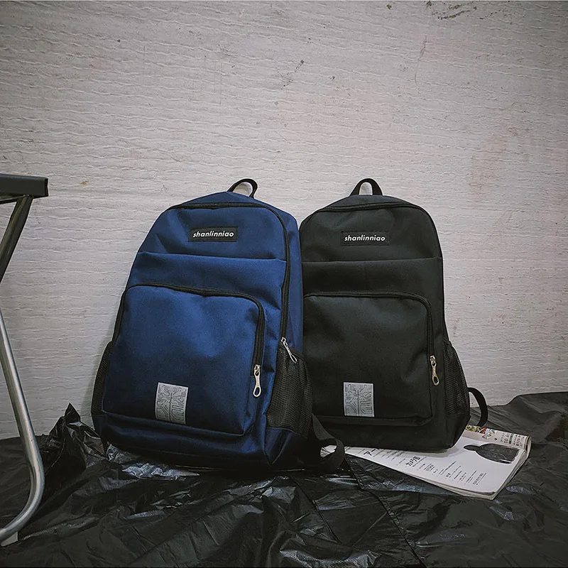 New Style Women's Korean-style College Student Versatile Casual Backpack Men's Fashion Cool Harajuku-Style Large-Volume Backpack 
New Style Women's Korean-style College Student Versatile Casual Backpack Men's Fashion Cool Harajuku-Style Large-Volume Backpack