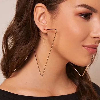 Jewelry Fashion Personality Exaggerated Alloy Ms Triangle Earrings large Metal Geometry Ear Ring Earrings 2020 Stud Earrings For
Jewelry Fashion Personality Exaggerated Alloy Ms Triangle Earrings large Metal Geometry Ear Ring Earrings 2020 Stud Earrings For