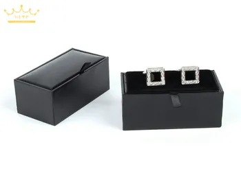 Black Cufflink Box Elegant Rectangular Cufflink Box High Quality Imitation Paper Cufflink Packaging Box Packaging for Business
Black Cufflink Box Elegant Rectangular Cufflink Box High Quality Imitation Paper Cufflink Packaging Box Packaging for Business