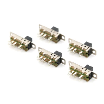 20Pcs SS23E04 Double Toggle Switch 8 Pins 3 Files 2P3T DP3T Handle High 5mm Small Slide Switch
20Pcs SS23E04 Double Toggle Switch 8 Pins 3 Files 2P3T DP3T Handle High 5mm Small Slide Switch