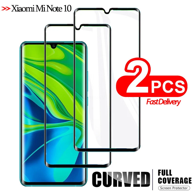2 шт полное покрытие из закаленного стекла для xiaomi mi Note 10 CC9 Pro Защитная пленка