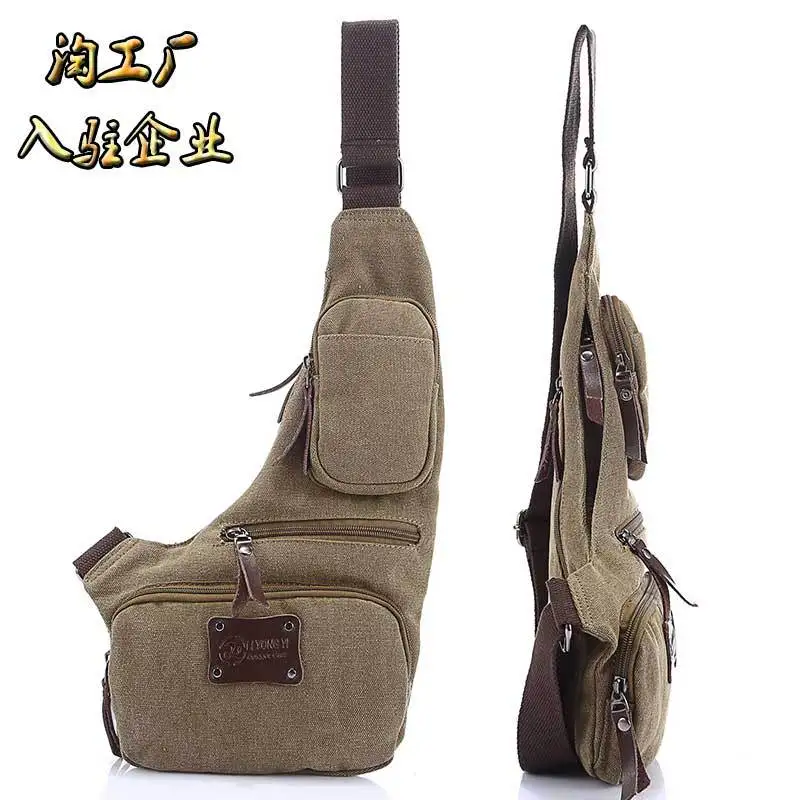 New Style Men Solid Color Canvas Bag Shoulder Oblique Bag Fashion & Sports Wallet Outdoor Casual Chest Pack
New Style Men Solid Color Canvas Bag Shoulder Oblique Bag Fashion & Sports Wallet Outdoor Casual Chest Pack