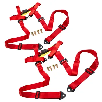 2x Universal 4 Point 2" Strap Safety Harness Racing Seat Belt Mounting Red
2x Universal 4 Point 2" Strap Safety Harness Racing Seat Belt Mounting Red