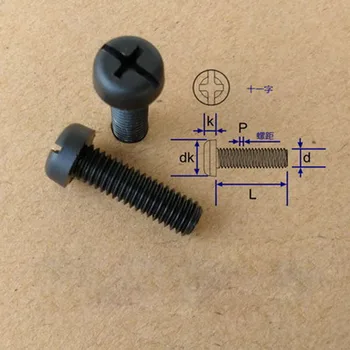 50PCS Phillips /slot Nylon Combination Round head Screw Bolts Plastic Black/White M4
50PCS Phillips /slot Nylon Combination Round head Screw Bolts Plastic Black/White M4