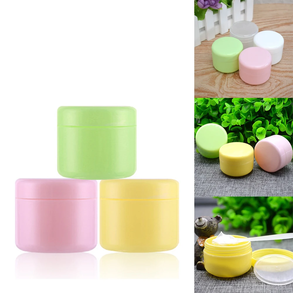 New arrival 1PC 50g Plastic Refillable Sample bottles Travel Face Cream Lotion Cosmetic Container Empty Makeup Jar Pot 5 Colors
New arrival 1PC 50g Plastic Refillable Sample bottles Travel Face Cream Lotion Cosmetic Container Empty Makeup Jar Pot 5 Colors