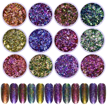 BEAUTYBIGBANG 0.1g 12color Bling Nail Glitters Starry Nail Art Powder Nail Tip Chrome Dust Manicure Decorations
BEAUTYBIGBANG 0.1g 12color Bling Nail Glitters Starry Nail Art Powder Nail Tip Chrome Dust Manicure Decorations