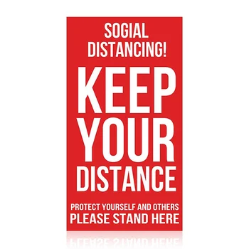 Safety Warning Sticker Keep Your Distance Caution Decal for Public Occassion Market Mall LHB99
Safety Warning Sticker Keep Your Distance Caution Decal for Public Occassion Market Mall LHB99