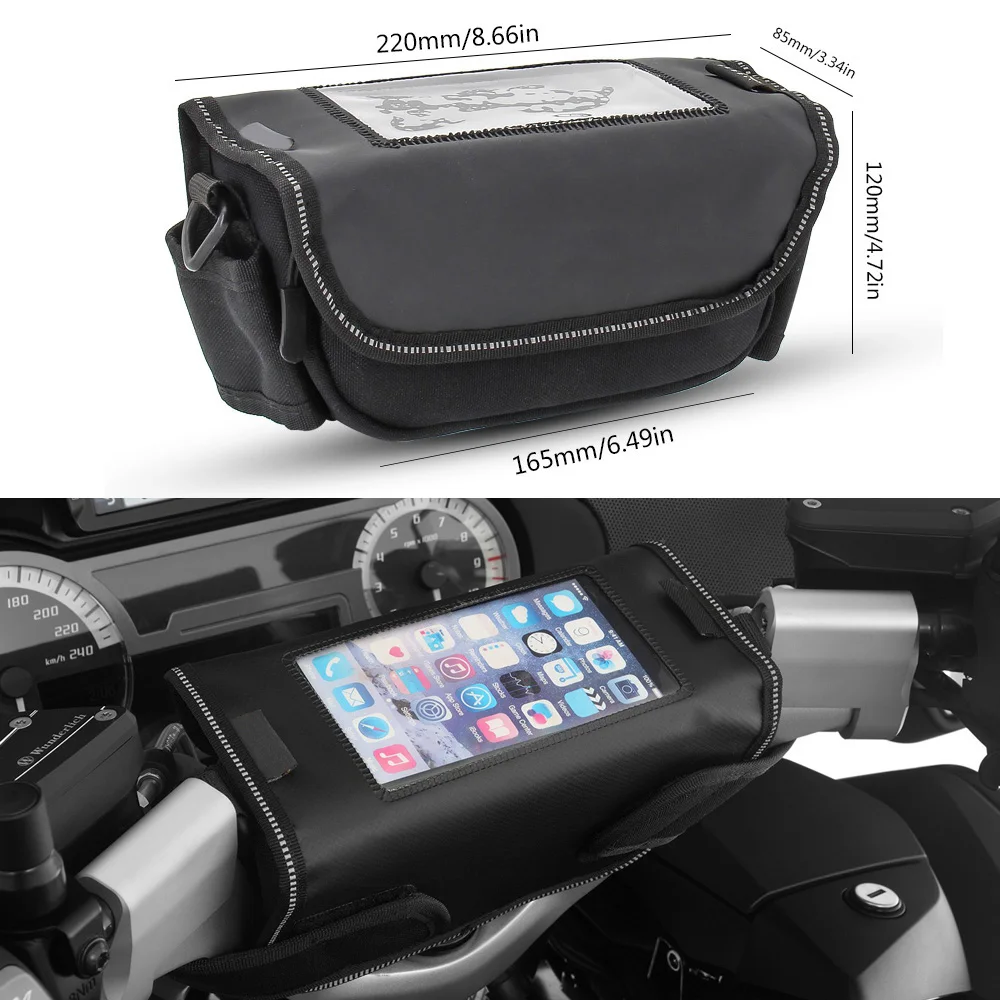 Motorcycle handlebar bag Phone holder Storage package For BMW R850RT R850R R 850 RT R 850 R Waterproof bag R850 R / RT R 850RT
Motorcycle handlebar bag Phone holder Storage package For BMW R850RT R850R R 850 RT R 850 R Waterproof bag R850 R / RT R 850RT