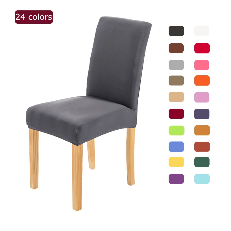 Solid Color Chair Cover Spandex Big Size Stretch Elastic Slipcovers Chair Covers White For Dining Kitchen Wedding Banquet Hotel
Solid Color Chair Cover Spandex Big Size Stretch Elastic Slipcovers Chair Covers White For Dining Kitchen Wedding Banquet Hotel