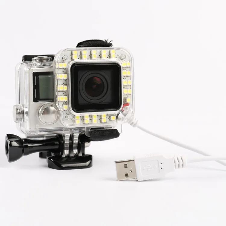 USB Cable LED Lens Ring Shooting Nightshot Flash for GoPro Hero 4 3+ 3 Action Camera Waterproof Housing Case Fill Light Lamp
USB Cable LED Lens Ring Shooting Nightshot Flash for GoPro Hero 4 3+ 3 Action Camera Waterproof Housing Case Fill Light Lamp