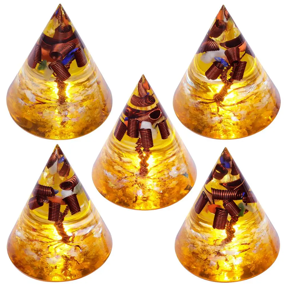 TUMBEELLUWA Healing Crystal Cone Orgone Energy Generator Handmade Tree of Life Home Decor for EMF Protection Yoga Meditation 
TUMBEELLUWA Healing Crystal Cone Orgone Energy Generator Handmade Tree of Life Home Decor for EMF Protection Yoga Meditation