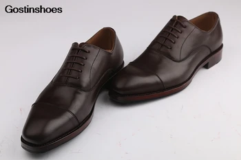 Shoes Formal Wear Leather Pointed-toe Calfskin Sole Customize Handmade Goodyear Zapatillas Hombre Three Joints Business Male
Shoes Formal Wear Leather Pointed-toe Calfskin Sole Customize Handmade Goodyear Zapatillas Hombre Three Joints Business Male
