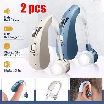 2 Pcs Rechargeable Hearing Aid Digital Sound Amplifiers Hearing Aids Low-noise Wide-frequency Elderly In-ear Hearing Devices
2 Pcs Rechargeable Hearing Aid Digital Sound Amplifiers Hearing Aids Low-noise Wide-frequency Elderly In-ear Hearing Devices