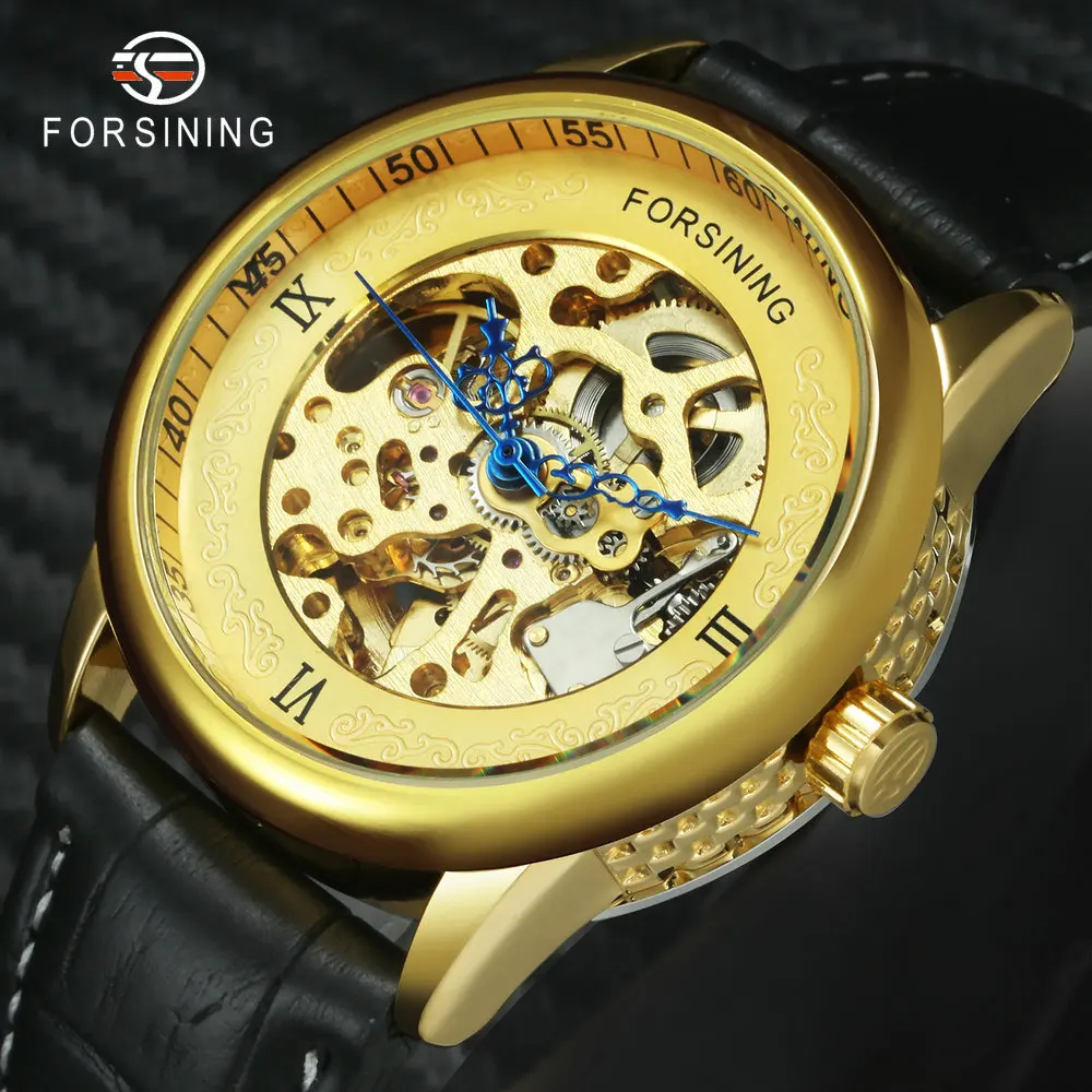FORSINING Top Brand Luxury Royal Men Auto Mechanical Watch Leather Strap Roman Number Skeleton Creative Dial Casual Wristwatches
FORSINING Top Brand Luxury Royal Men Auto Mechanical Watch Leather Strap Roman Number Skeleton Creative Dial Casual Wristwatches