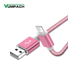 Vumpach cabo usb para iphone7 xs max 6 plus 7 6s x 5 se ipad2 mini usb cabo de dados de carregamento rápido 8 pinos cabos do telefone móvel(China)
