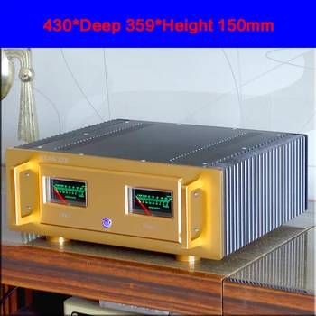 KYYSLB 430*359*150mm A60 Aluminum Alloy Power Amplifier Chassis Box House DIY Enclosure with Meter Head Amplifier Case Shell
KYYSLB 430*359*150mm A60 Aluminum Alloy Power Amplifier Chassis Box House DIY Enclosure with Meter Head Amplifier Case Shell