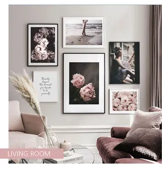 Pink Peony Floral Wall Art Pictures Beauty Quotes Canvas Painting Gallery Poster Print Interior Living Room Home Decor No Frame
Pink Peony Floral Wall Art Pictures Beauty Quotes Canvas Painting Gallery Poster Print Interior Living Room Home Decor No Frame