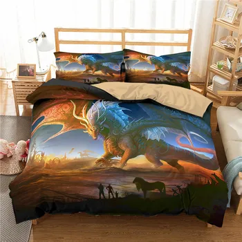 Bo Niu Bedding Set Fantasy Unicorn Dragon Duvet Cover Set Bedding Sets Comforter Set and Pillowcases Duvet Cover King Size
Bo Niu Bedding Set Fantasy Unicorn Dragon Duvet Cover Set Bedding Sets Comforter Set and Pillowcases Duvet Cover King Size