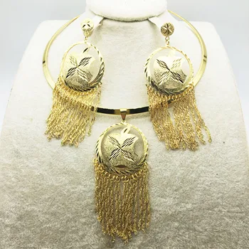 High quality Italian gold colored jewelry for women's African bead jewelry jewelry fashion necklace earrings bracelet jewelry
High quality Italian gold colored jewelry for women's African bead jewelry jewelry fashion necklace earrings bracelet jewelry