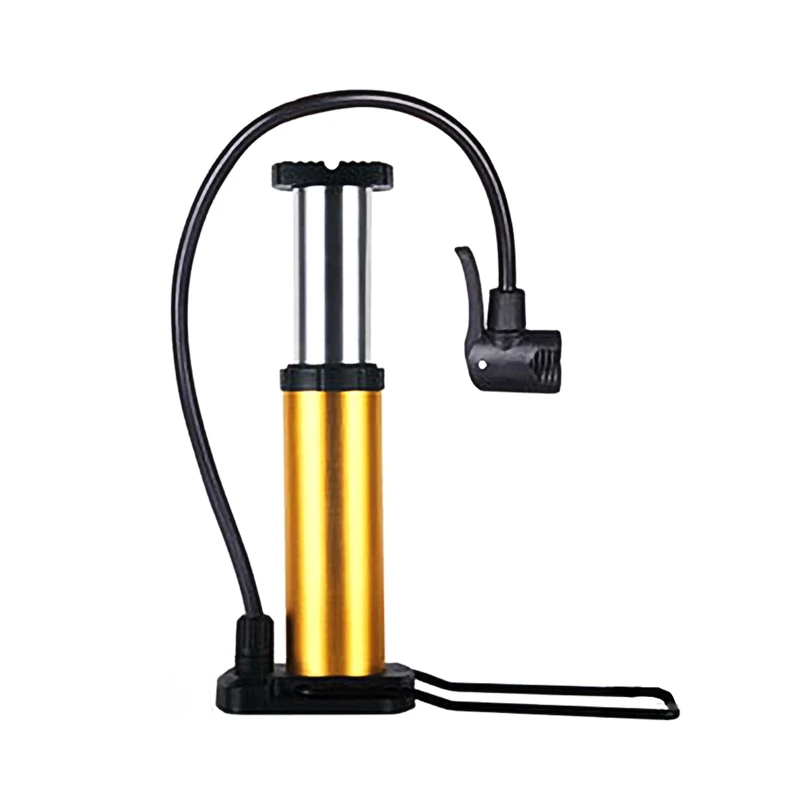 MTB Aluminum Alloy Bicycle Pump Mountain Bike Inflator Foot Cycling Tire Air Pump Bicycle gold 
MTB Aluminum Alloy Bicycle Pump Mountain Bike Inflator Foot Cycling Tire Air Pump Bicycle gold