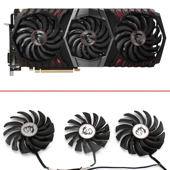 

3PSC/Lot PLD10010B12HH PLD09210B12HH 4PIN GPU Cooling fan For MSI GEFORCE GTX 1080 Ti Gaming X Trio Graphics fan replacement