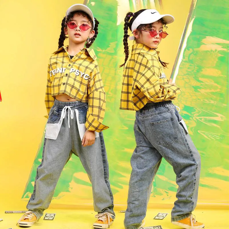 Children Cool Hoodies Sweatshirt Top Crop Denim jeans Pants Hip Hop Clothing for Girls Jazz Dance Costume Ballroom Clothes Wear
Children Cool Hoodies Sweatshirt Top Crop Denim jeans Pants Hip Hop Clothing for Girls Jazz Dance Costume Ballroom Clothes Wear
