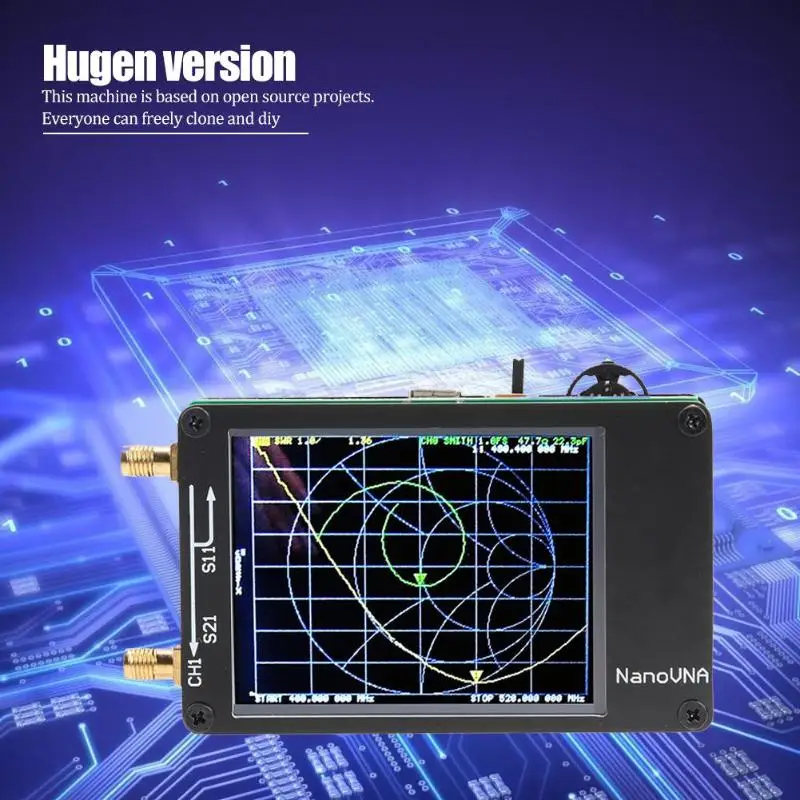 Upgraded Vector Network Antenna Shortwave Analyzer MF HF VHF UHF Genius 50KHz-900MHz PCB 2.8-inch Digital Display Instruments
Upgraded Vector Network Antenna Shortwave Analyzer MF HF VHF UHF Genius 50KHz-900MHz PCB 2.8-inch Digital Display Instruments