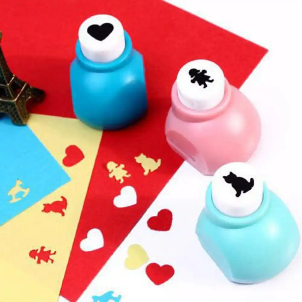10 pcs wholesale paper punch eva foam paper embossing random