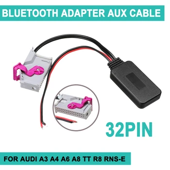 For Audi A3 A4 A6 A8 TT R8 RNS-E 32Pin Wireless bluetooth Adapter Aux Cable Music Audio Receiver Adapter Auto bluetooth Car Kit
For Audi A3 A4 A6 A8 TT R8 RNS-E 32Pin Wireless bluetooth Adapter Aux Cable Music Audio Receiver Adapter Auto bluetooth Car Kit