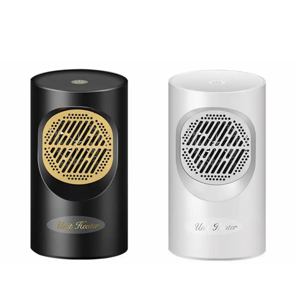 Creative Electric Heater Hot And Cold Wind Mini Cartoon Heater Touch Screen Version Desktop Home Heater