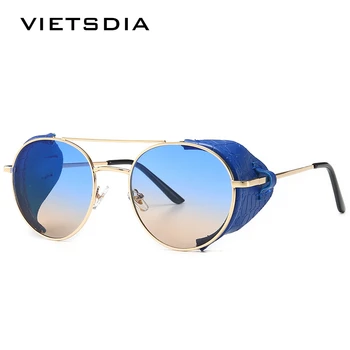 2019 Fashion Vintage SteamPunk Punk Style Men Sunglasses Leather Side Shield Brand Design Sun Glasses Oculos De Sol VU400
2019 Fashion Vintage SteamPunk Punk Style Men Sunglasses Leather Side Shield Brand Design Sun Glasses Oculos De Sol VU400