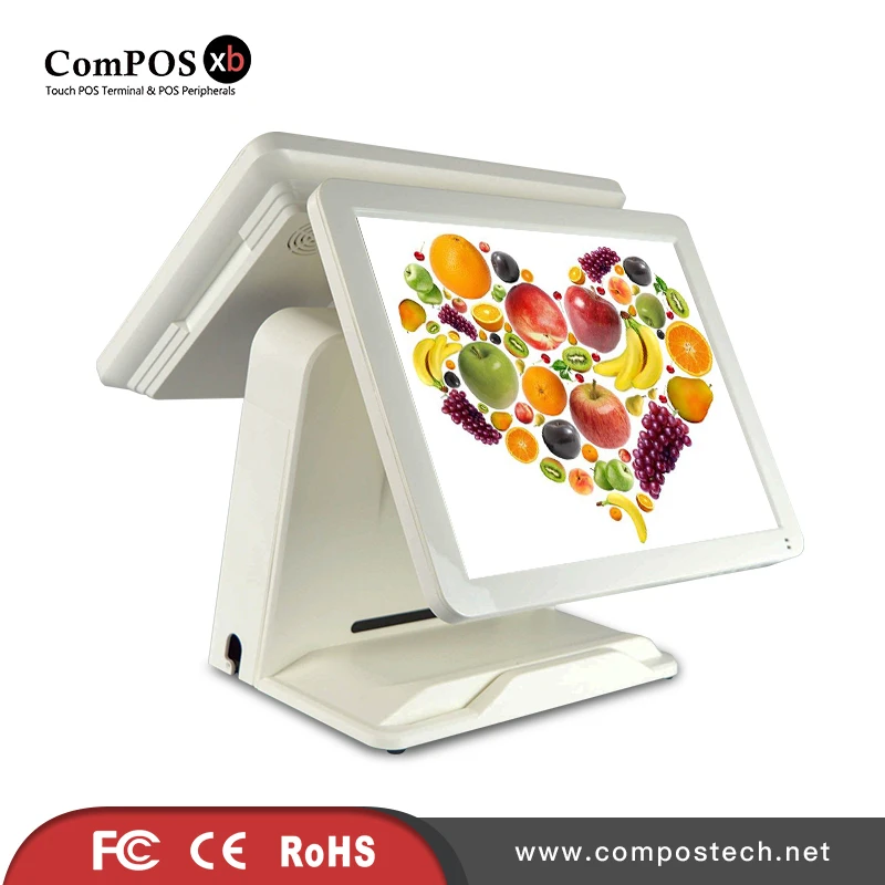 PC Computer restaurant pos terminal dual screen POS hardware resistive touch screen pos system factory price cash register
PC Computer restaurant pos terminal dual screen POS hardware resistive touch screen pos system factory price cash register