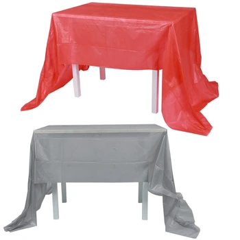 2x PEVA Disposable Tablecloths Table Cloth Cover Party Catering Events Tableware, Big Red & Silver Gray
2x PEVA Disposable Tablecloths Table Cloth Cover Party Catering Events Tableware, Big Red & Silver Gray
