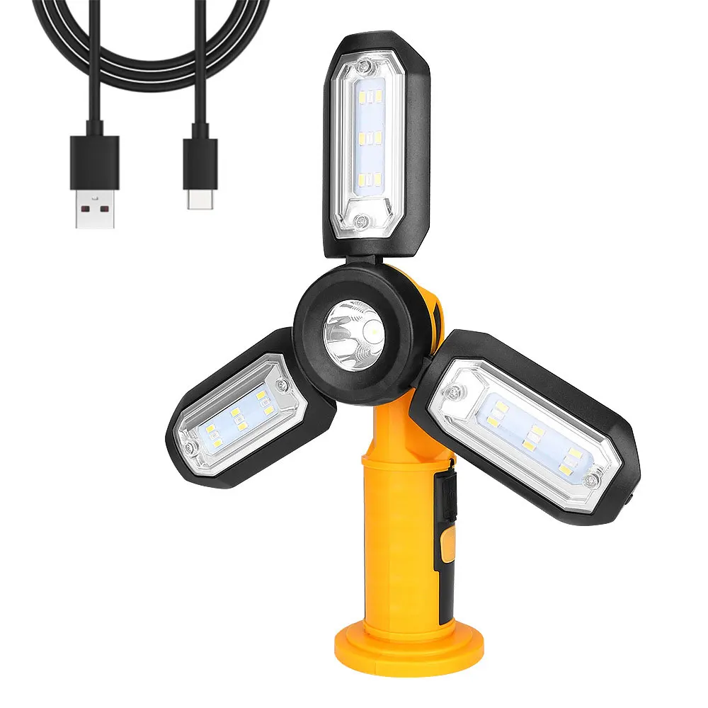 Portable Flashlights LED Work Light Rechargeable Lithium Ion with USB Power Charger for Car Repairing Camping Outdoor Lighting
Portable Flashlights LED Work Light Rechargeable Lithium Ion with USB Power Charger for Car Repairing Camping Outdoor Lighting