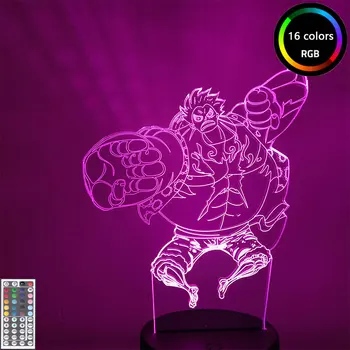 Monkey D. Luffy Figure Anime Led Night Light for Kids Bedroom Decoration Children Nightlight Gift Bedside Table Lamp 3d Lamp
Monkey D. Luffy Figure Anime Led Night Light for Kids Bedroom Decoration Children Nightlight Gift Bedside Table Lamp 3d Lamp