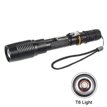 5 Modes 8000LM X- T6 LED Rechargeable Zoomable Flashlight Outdoor Torch Rechargeable Lamp LED Flashlight 5 Modes 
5 Modes 8000LM X- T6 LED Rechargeable Zoomable Flashlight Outdoor Torch Rechargeable Lamp LED Flashlight 5 Modes