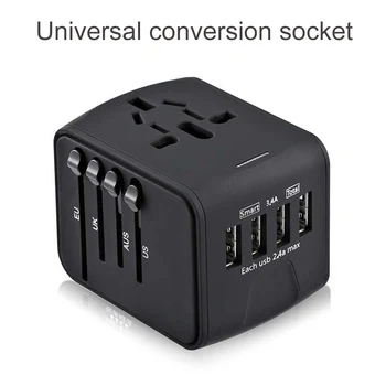 multifunction global travel electrical sockets usb plug charger adaptor support EU UK AUS US Travel essential plug
multifunction global travel electrical sockets usb plug charger adaptor support EU UK AUS US Travel essential plug