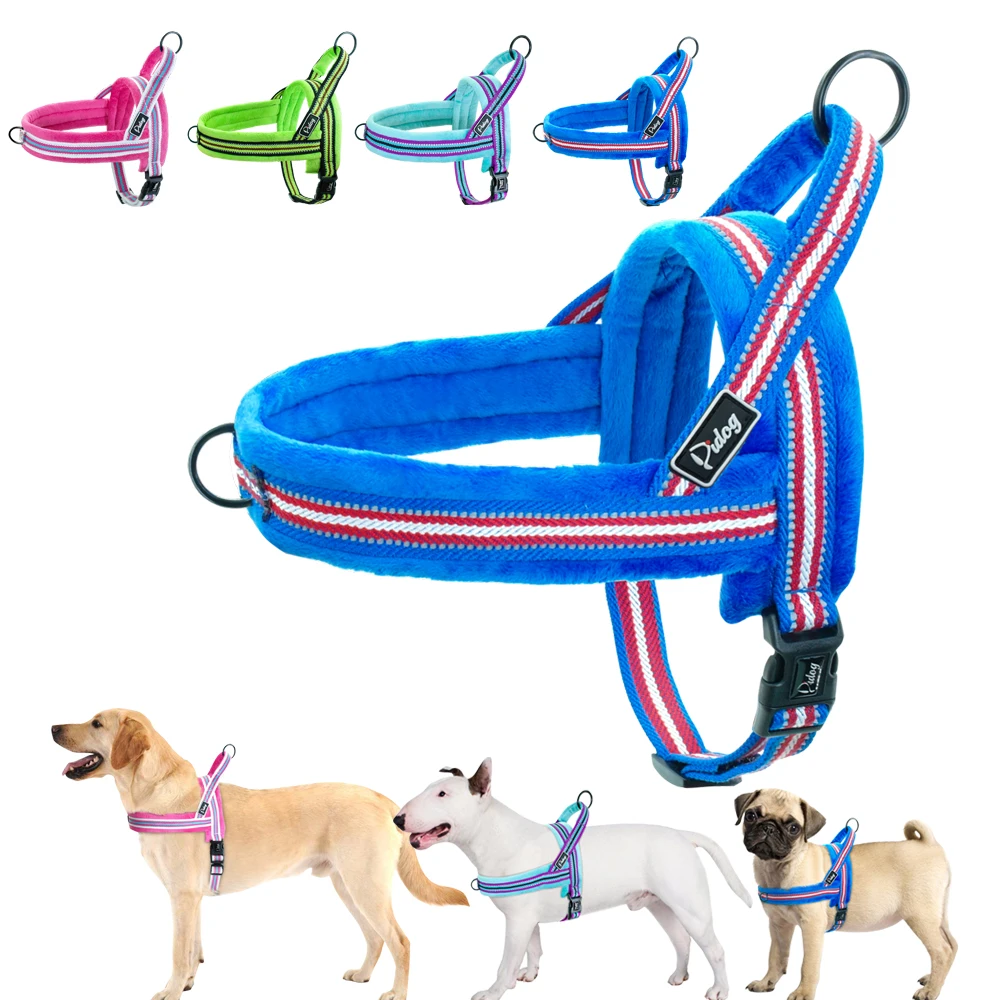 Easy On & Off Dog Harness Nylon Pet Harness Reflective No Pull Dog Training Vest Adjustable for Small Medium Large Dogs Walking
Easy On & Off Dog Harness Nylon Pet Harness Reflective No Pull Dog Training Vest Adjustable for Small Medium Large Dogs Walking