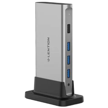 LENTION 10 in 1 USB C HUB Type C to Multi HDMI RJ45 USB 3.0 2.0 with Power Adapter Docking Station for Pro USB-C
LENTION 10 in 1 USB C HUB Type C to Multi HDMI RJ45 USB 3.0 2.0 with Power Adapter Docking Station for Pro USB-C