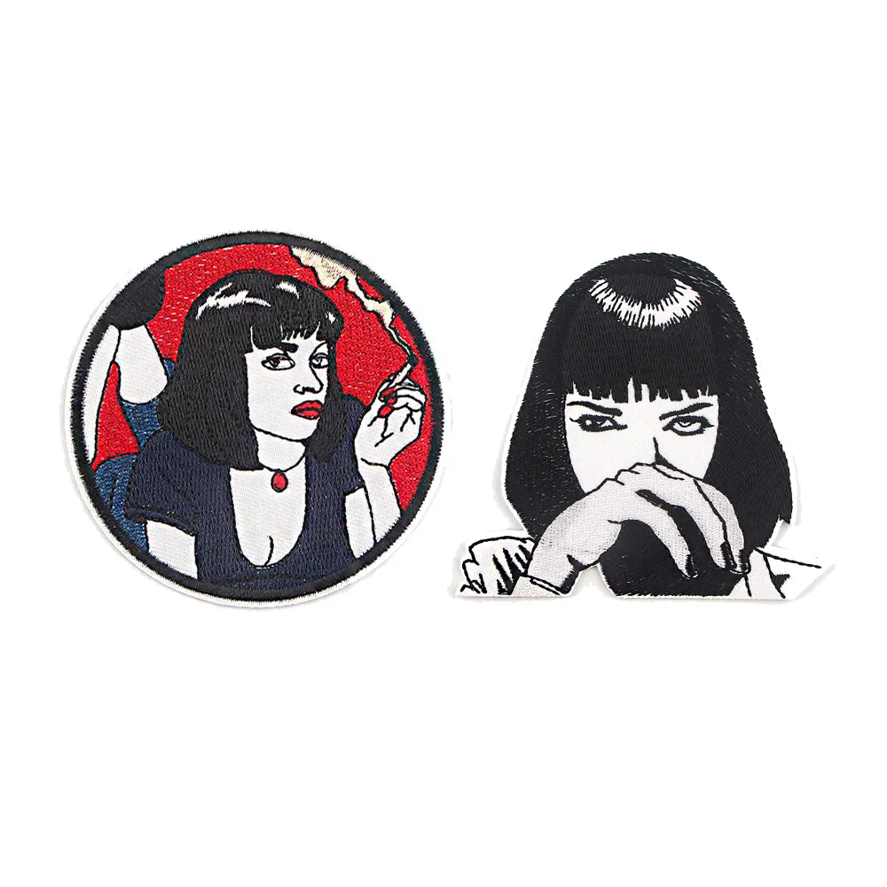 R921 1pcs Pulp Fiction Sticker For Clothing Applications Patches On Clothes Iron Embroidered Patch For Backpack Badge
R921 1pcs Pulp Fiction Sticker For Clothing Applications Patches On Clothes Iron Embroidered Patch For Backpack Badge