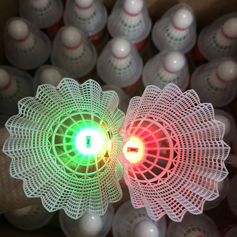 (2Pcs/tube)ZARSIA High Quality Plastic Led Lighting Badminton Ball Nylon Shuttlecock for Adult and Child
(2Pcs/tube)ZARSIA High Quality Plastic Led Lighting Badminton Ball Nylon Shuttlecock for Adult and Child