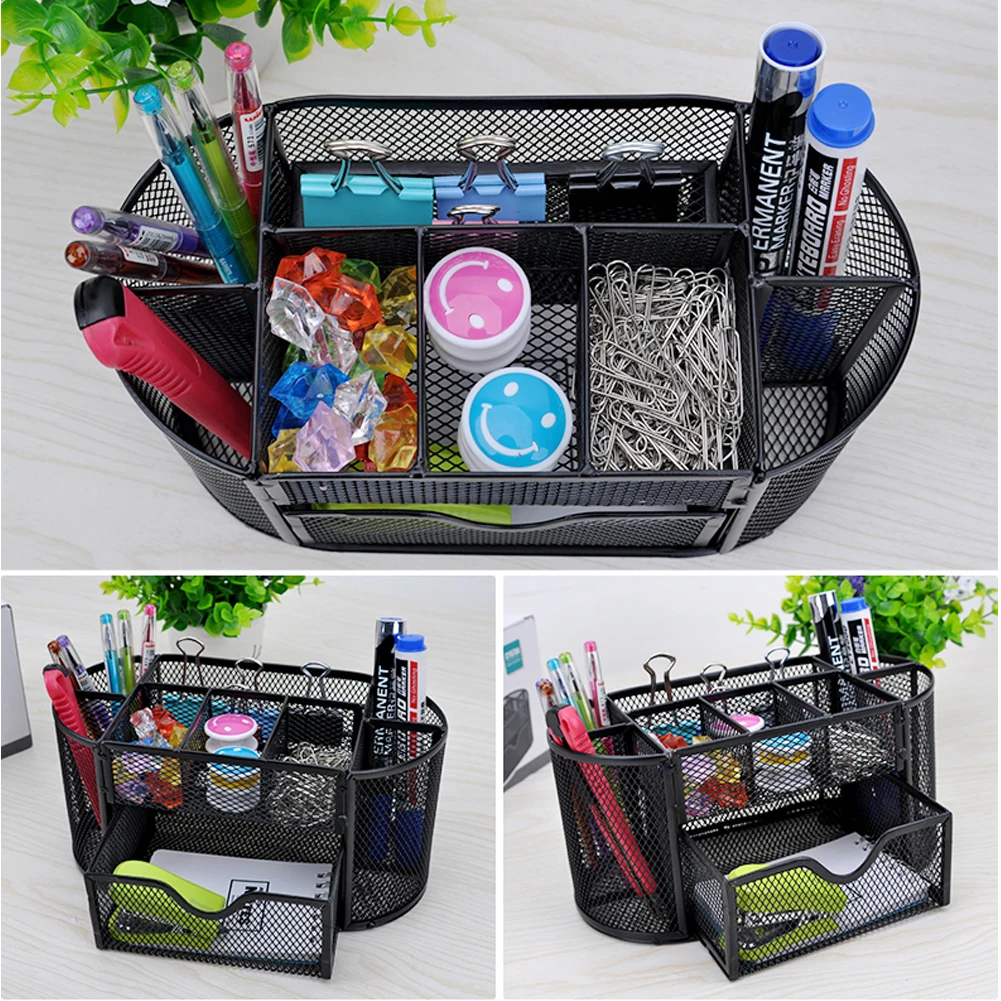 Multi-function MetalDesktop Pen Holder Office School Storage Case Clear White Black Plastic Box Desk Pen Pencil Organizer
Multi-function MetalDesktop Pen Holder Office School Storage Case Clear White Black Plastic Box Desk Pen Pencil Organizer