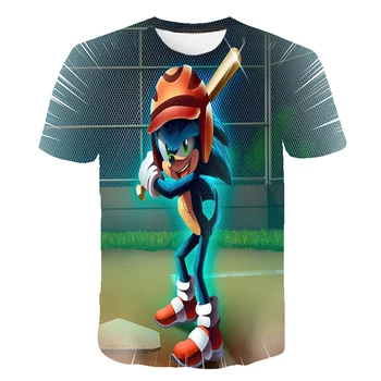 3D Cartoon Printed Sonic Hedgehog Boy Or Girl T-Shirt Cartoon Baseball Pattern Tops Children's Clothes Summer Short-Sleeve
3D Cartoon Printed Sonic Hedgehog Boy Or Girl T-Shirt Cartoon Baseball Pattern Tops Children's Clothes Summer Short-Sleeve