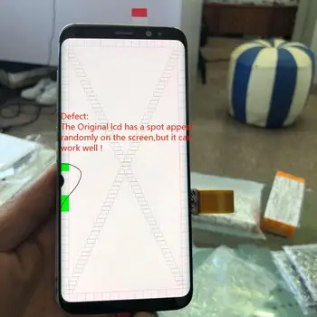 5.8"Original For Samsung Galaxy S8 lcd G950 G950F With a Small Spot LCD Display with Touch Screen With frame Digitizer Assembly
5.8"Original For Samsung Galaxy S8 lcd G950 G950F With a Small Spot LCD Display with Touch Screen With frame Digitizer Assembly